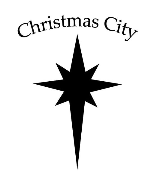 Christmas City Decal...